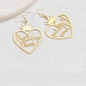 Birthday Queen Earrings